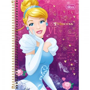 CADERNO UNIV. CD 1X1 TILIBRA PRINCESAS 9...