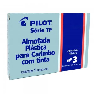ALMOFADA P/ CARIMBO PILOT Nº 03 VERMELHA...