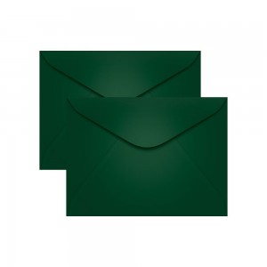 ENVELOPE CONVITE 162X235MM VERDE ESCURO ...