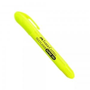 CANETA MARCA TEXTO SUPERSOFT GEL AMARELO...
