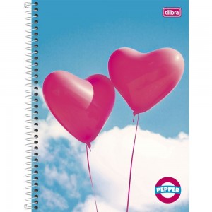 CADERNO UNIV. CD 16X1 TILIBRA PEPPER FEM...