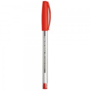 CANETA FABER CASTELL TRILUX MEDIA VERMEL...