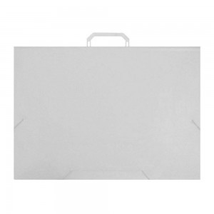 MALETA PLASTICA ACP C/ ALCA A3 23MM CRIS...