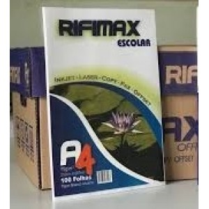PAPEL SULFITE A4 75G RIFIMAX BRANCO 100 ...