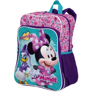 MOCHILA ESCOLAR SESTINI MINNIE C/ BOLSO ...