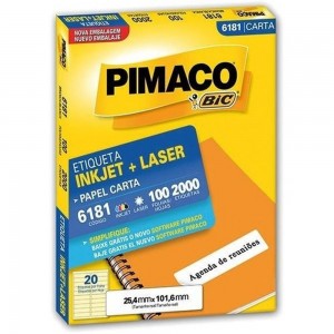 ETIQUETA INKJET/LASER PIMACO CARTA 6181 ...