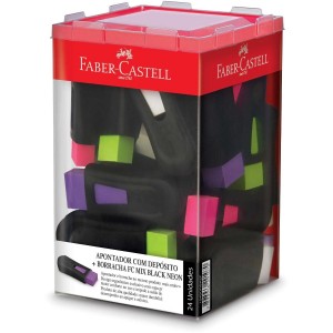 APONTADOR FABER CASTELL COM BORRACHA FC ...