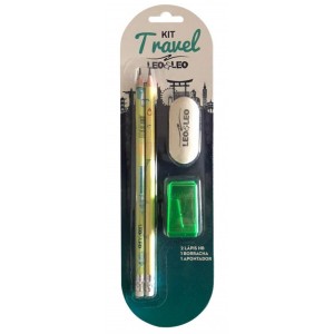 KIT LAPIS LEO&LEO HB TRAVEL 2 LAPIS/APON...