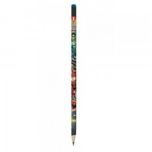 LAPIS GRAFITE TRIS C/ BORRACHA LIGA DA J...