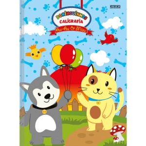 CADERNO CALIGRAFIA CAPA DURA DOMINGUINHO...