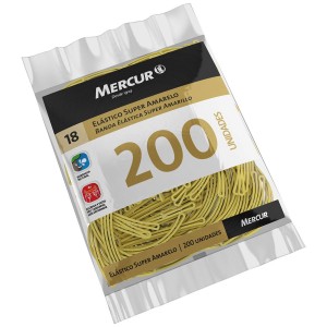 ELASTICO AMARELO N.18 SUPER 100GR. 200PE...