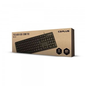 TECLADO C3TECH KB15 USB PADRAO PRETO