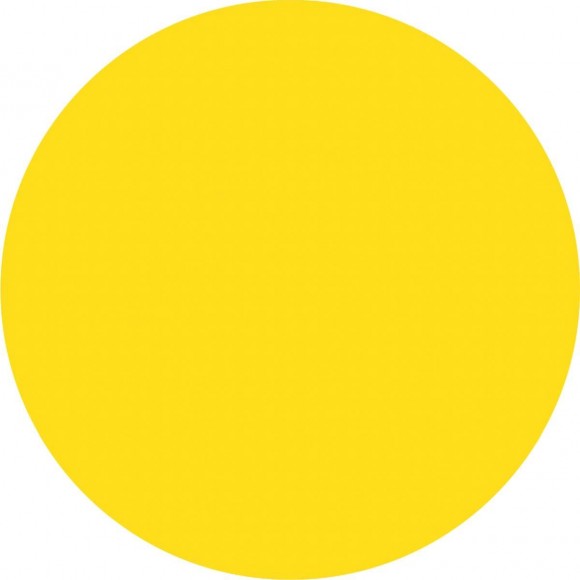 ETIQUETA REDONDA 15MM AMARELA C/210