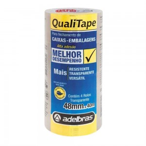 FITA PARA EMPACOTAMENTO QUALITAPE 48MMX4...