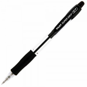 CANETA PILOT SUPER GRIP 0.7MM PRETA CX/1...