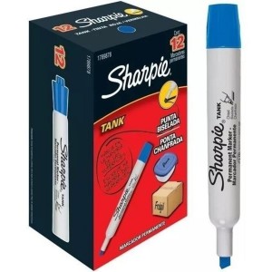 PINCEL MARCADOR PERMANENTE SHARPIE AZUL ...
