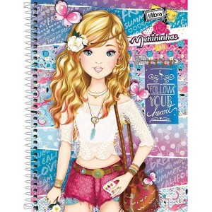 CADERNO UNIV. CD 16X1 TILIBRA MENININHAS...