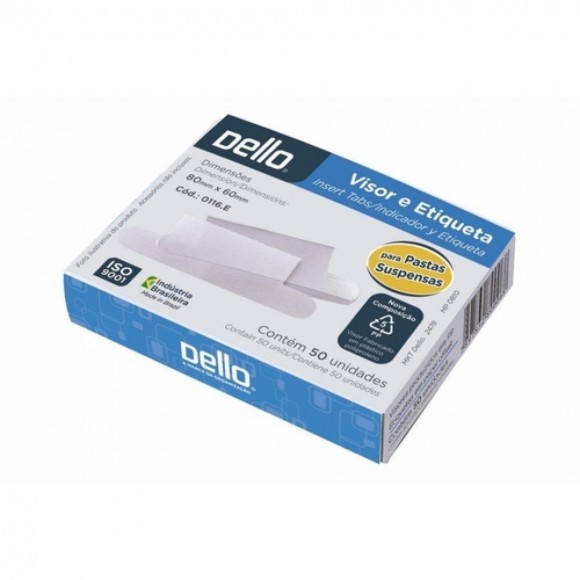 VISOR P/ PASTA SUSPENSA 50UN