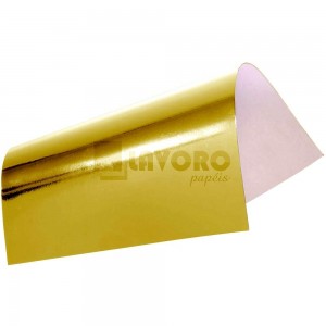 PAPEL LAMINADO 48X60CM VMP OURO