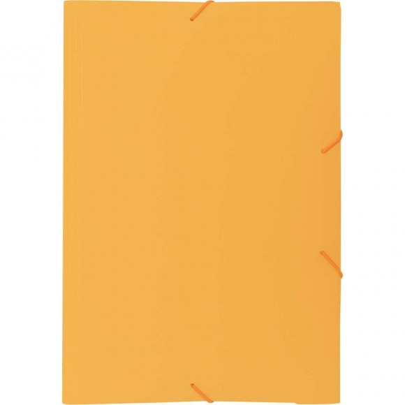 PASTA ABA ELASTICA PLASTICA OFICIO ACP FOSCA LARANJA