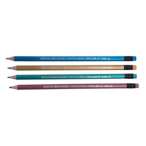 LAPIS GRAFITE LEO&LEO C/ BORRACHA METALI...