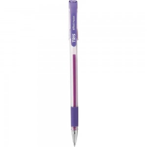 CANETA GEL TRIS EFFECT PASTEL ROXO